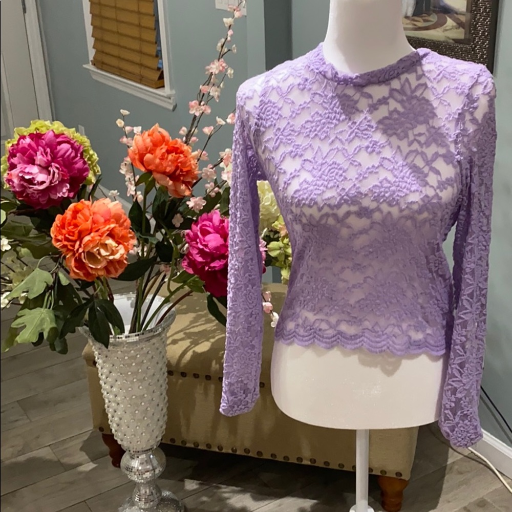 Revamped sheer shirt 👚